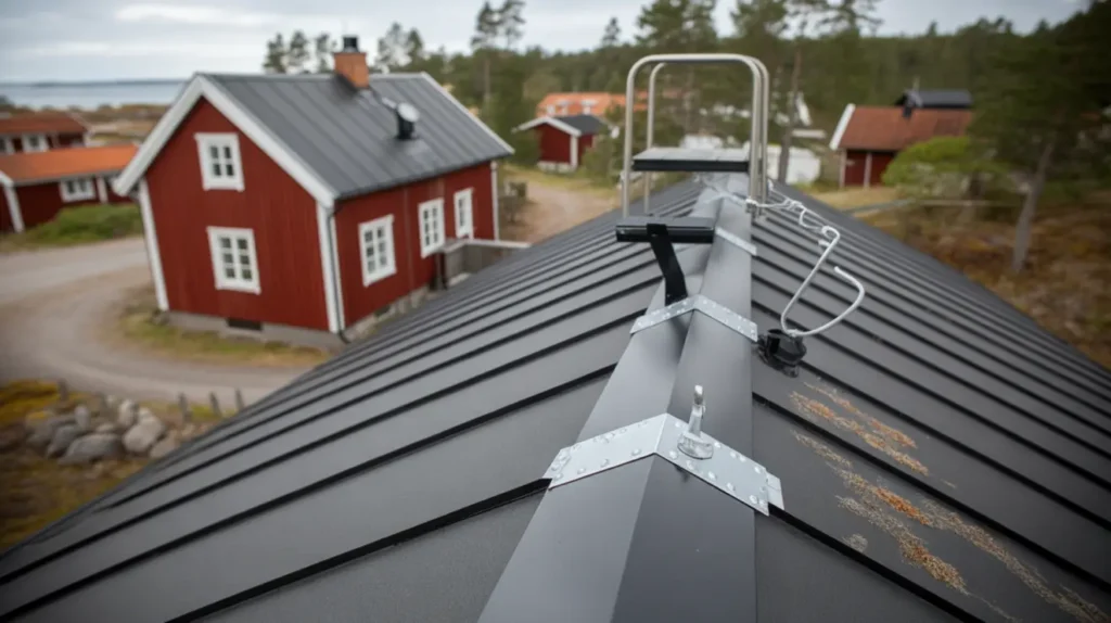 taks kerhet p pl ttak krav och montering av g ngbryggor taksteg och livlinef sten