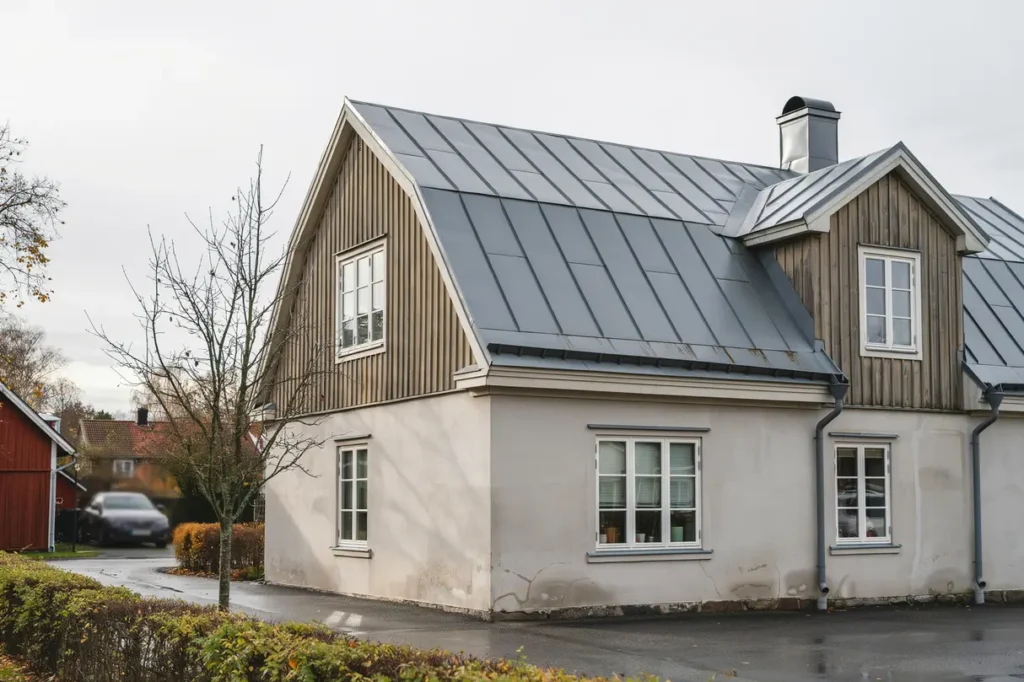 aluzink eller lackerad pl t s v ljer du r tt material f r tak och fasad p ditt hus