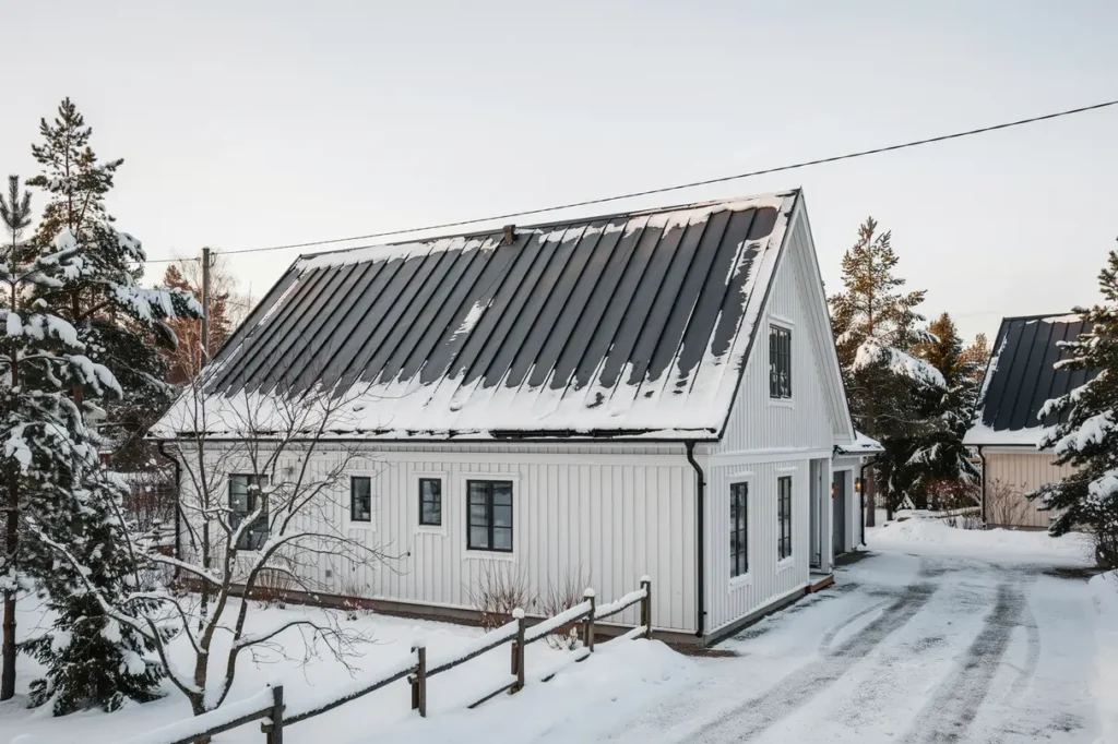 sn skottning och sn r jning av villatak i vendels haninge